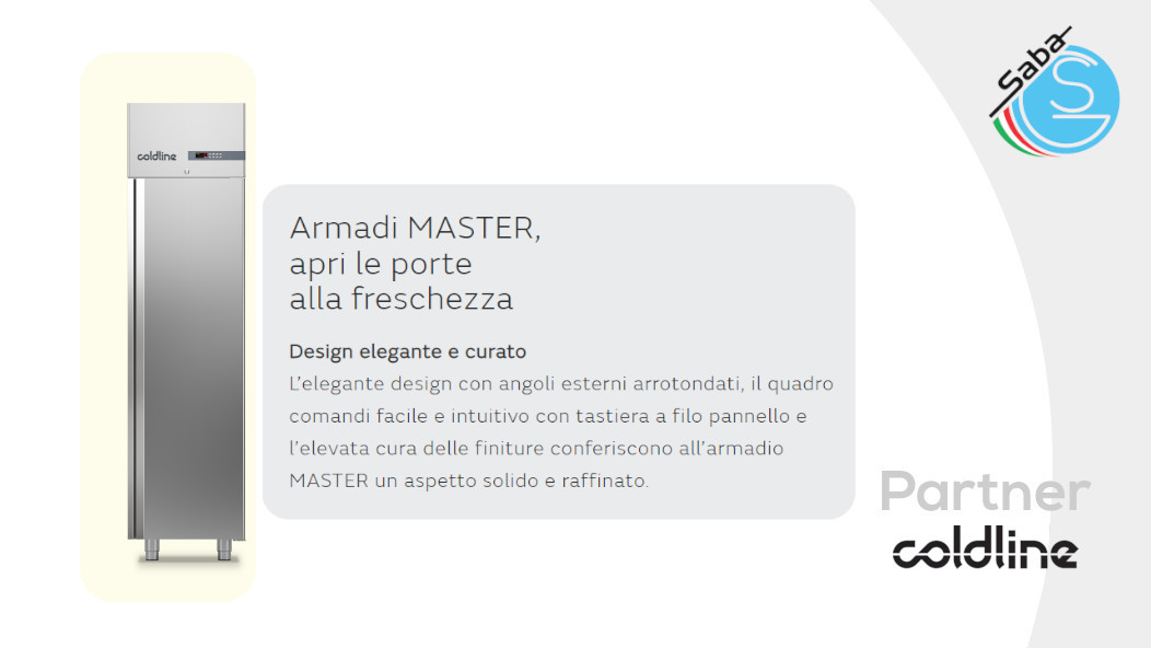 PRODOTTO/I: Armadio freezer Master 350 lt -18°-22°C A30/1B COLDLINE