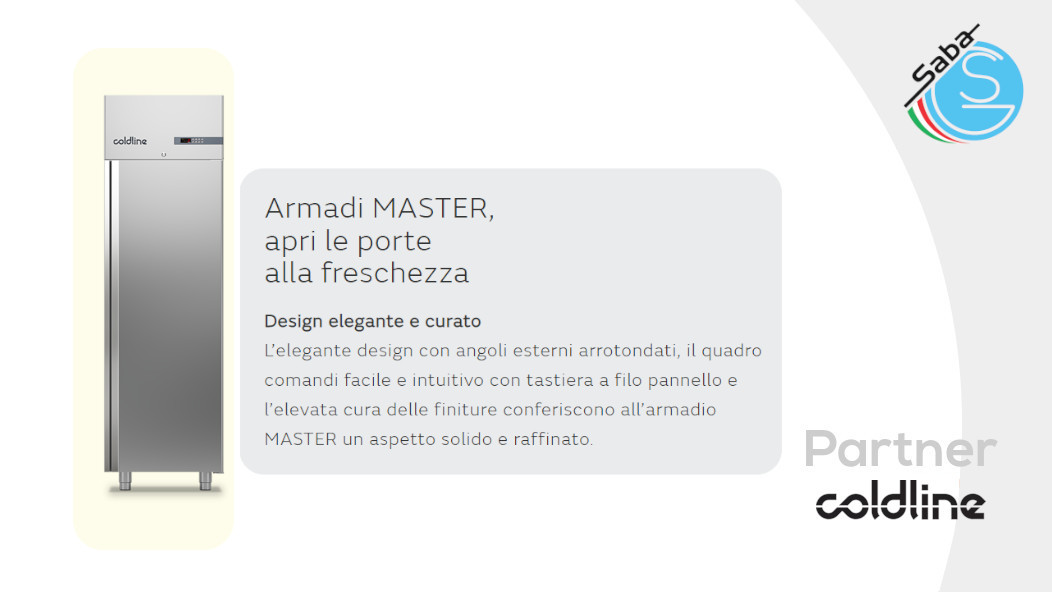 PRODOTTO/I: Armadio freezer Master 500 lt -18°-22° A50/1B COLDLINE