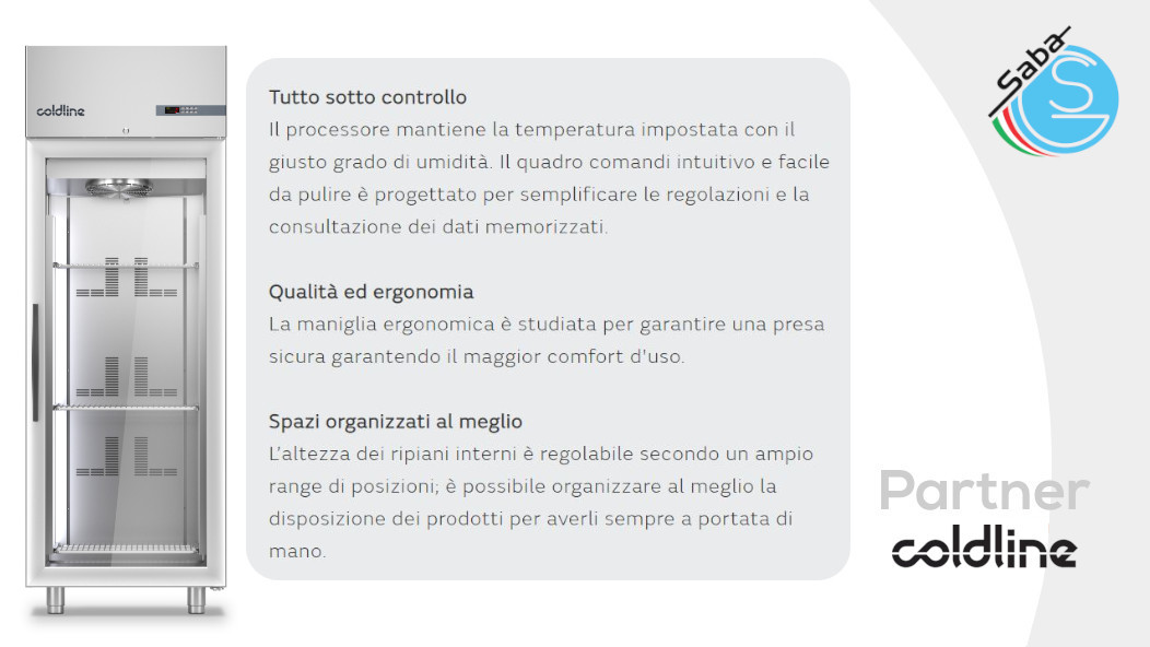 PRODOTTO/I: Armadio frigorifero Master 700 lt -2°+8°C A70/1MV COLDLINE