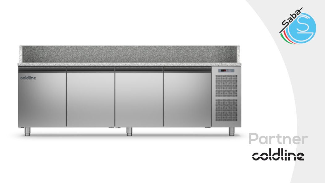 PRODOTTO/I: Tavolo refrigerato Pizza EN60x40 4 porte COLDLINE