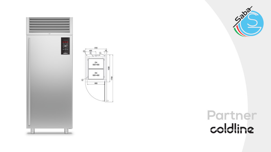 PRODOTTO/I: Armadio Fermalievitazione multifunzione 1 porta AF60/1T COLDLINE