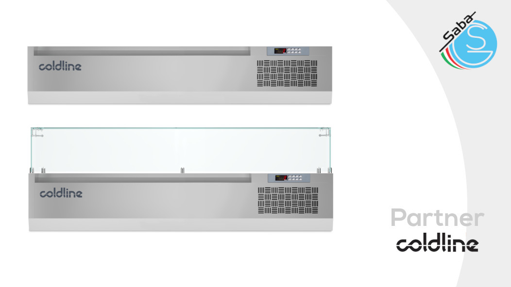 PRODOTTO/I: Vetrina porta ingredienti 1450 mm GN1/3 +2°+10°C COLDLINE