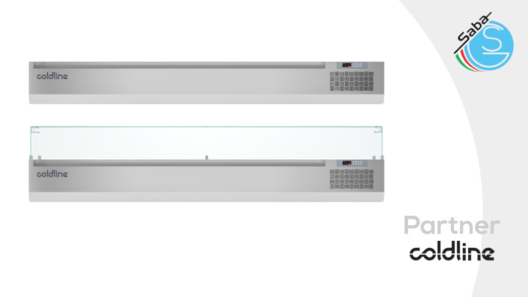 PRODOTTO/I: Vetrina porta ingredienti 2350 mm GN1/3 +2°+10°C COLDLINE