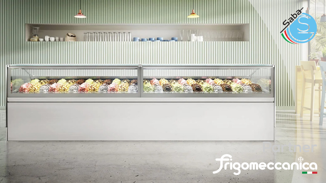 PRODOTTO/I: Vetrina gelateria pasticceria modello Premium FRIGOMECCANICA
