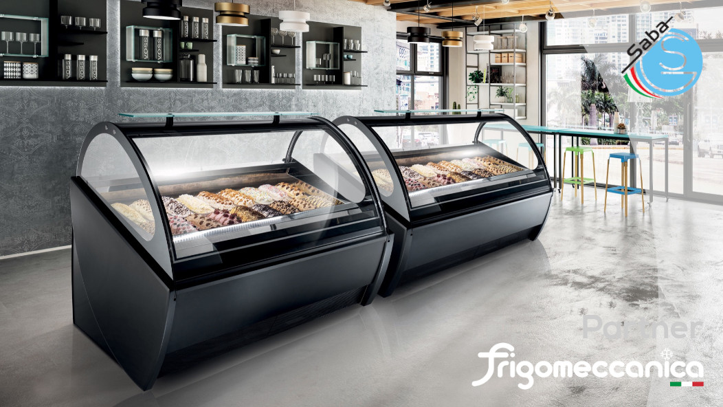 PRODOTTO/I: Vetrina gelateria modello Fusion FRIGOMECCANICA