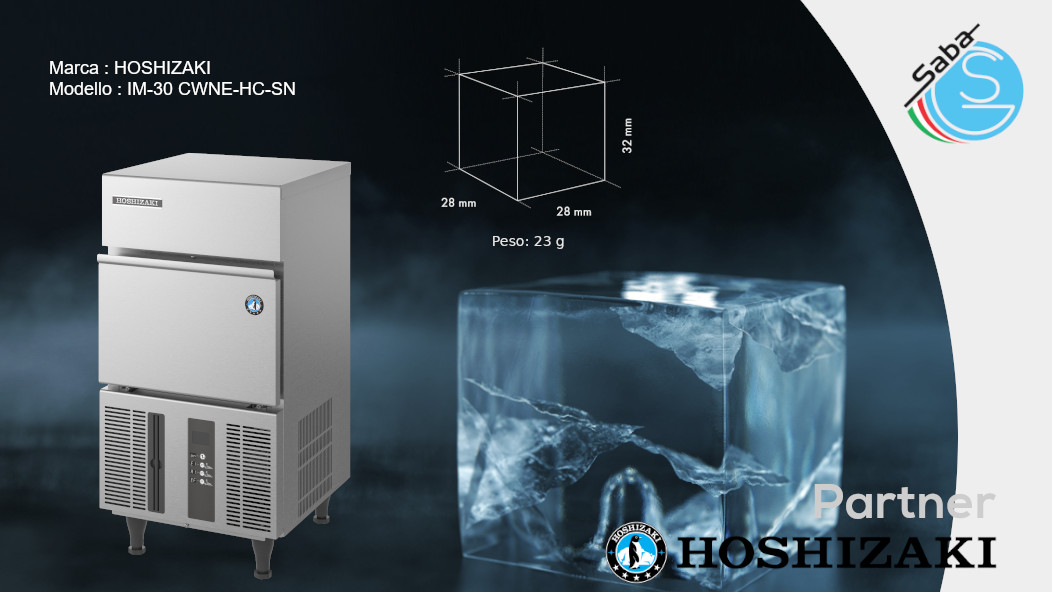 PRODOTTO/I: Fabbricatore di ghiaccio Hoshizaki IM-30 CWNE-HC-SN