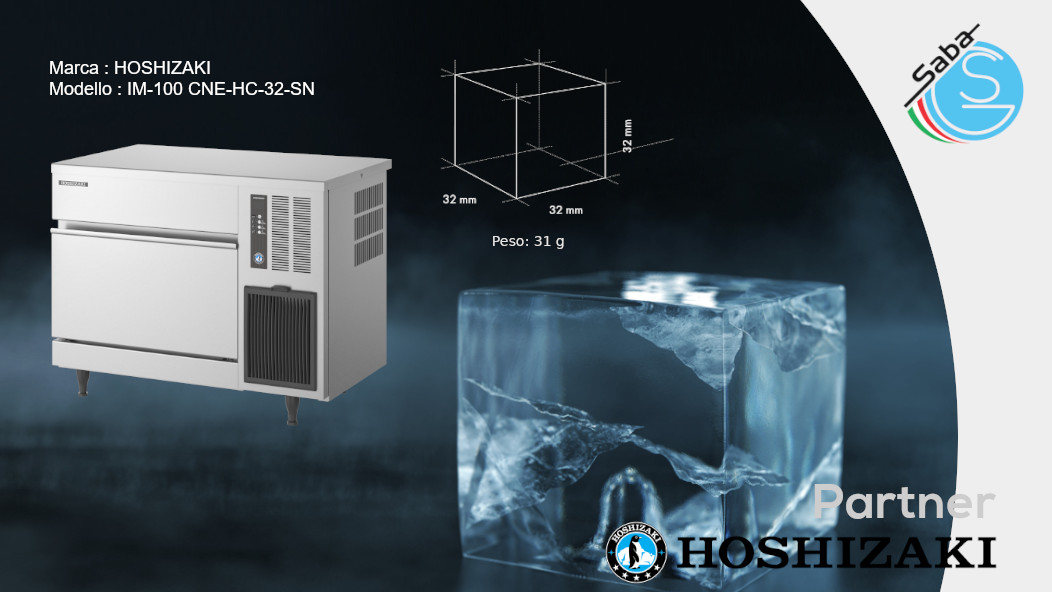 PRODOTTO/I: Fabbricatore di ghiaccio Hoshizaki IM-100 CNE-HC-32-SN