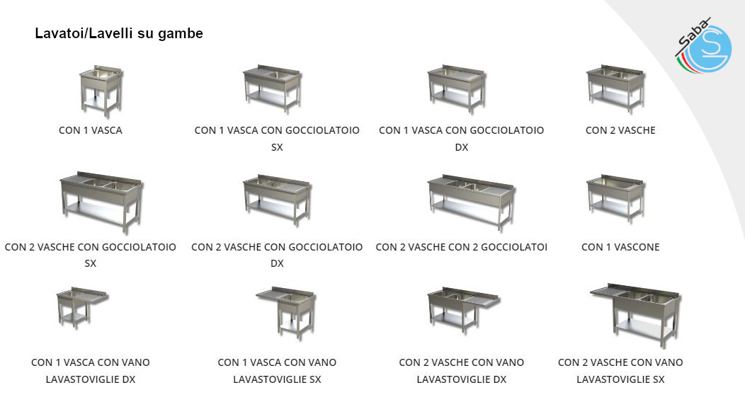 PRODOTTO/I: Lavelli su gambe