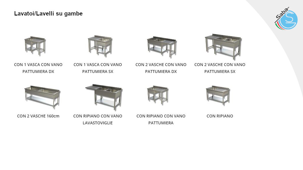 PRODOTTO/I: Lavelli su gambe