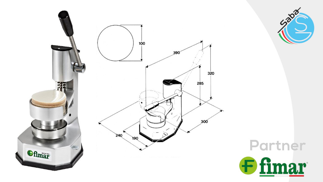 PRODOTTO/I: HAMBURGATRICE MANUALE F10 FIMAR