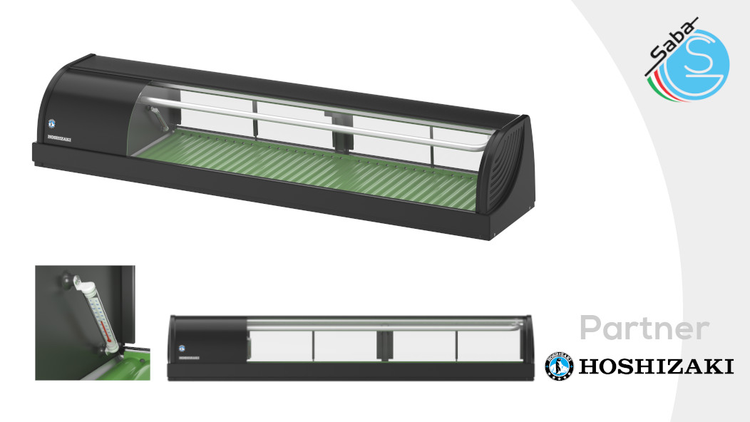 PRODOTTO/I: Vetrina refrigerata Hoshizaki Sushi/Sashimi HNC-150BE-L-BH