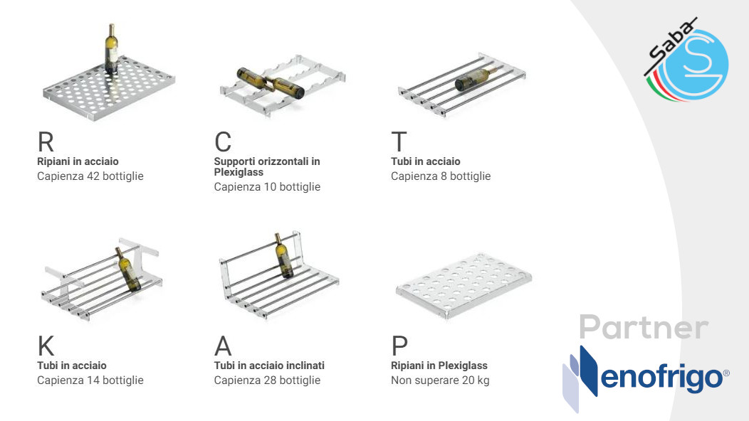 PRODOTTO/I: WINE LIBRARY VETRINA FRIGORIFERA ENOFRIGO