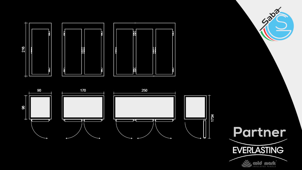 PRODOTTO/I: Armadi Frigoriferi componibili Maxi Cab Everlasting