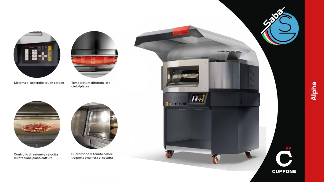 PRODOTTO/I: Forno pizza platea rotante Alpha CUPPONE