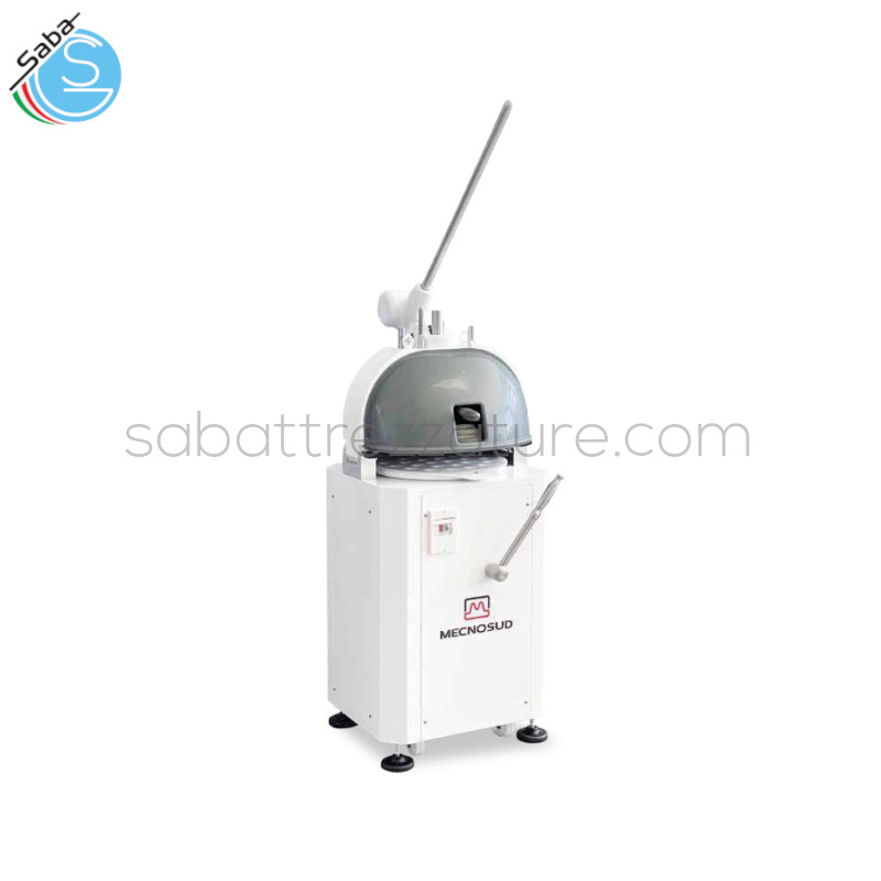 OFFERTA: Spezzatrice Arrotondatrice manuale - Dim. prodotto (cm) 60.4 x 60.5 x 197 H - Peso netto Kg 230 - Grammatura 40/135 gr (min./max.) - Divisioni 30 - Diametro testata 40 cm - Capacità vasca 4 kg - Alimentazione Volt 400/50-60/3 - Potenza 0.75 kw
