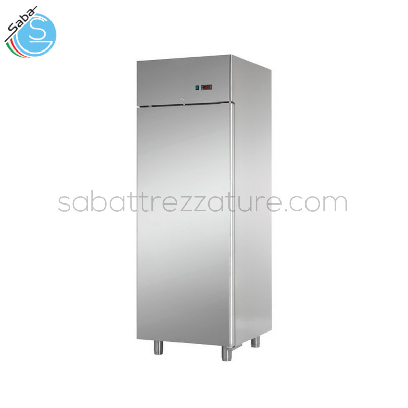 OFFERTA: Armadio refrigerato 600 -18/-22 °C 1 porta - Capacità: Lt 600 - Dimensioni: cm 71x70x203/210H - Peso: Kg 110 - Alimentazione: 230 V, 50 Hz  - Assorbimento: W 650