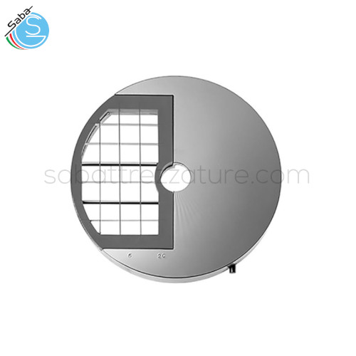 Disco INPD 20x20x5 per cubettare 20x20x5 mm per Chef Pizza Inox Celme