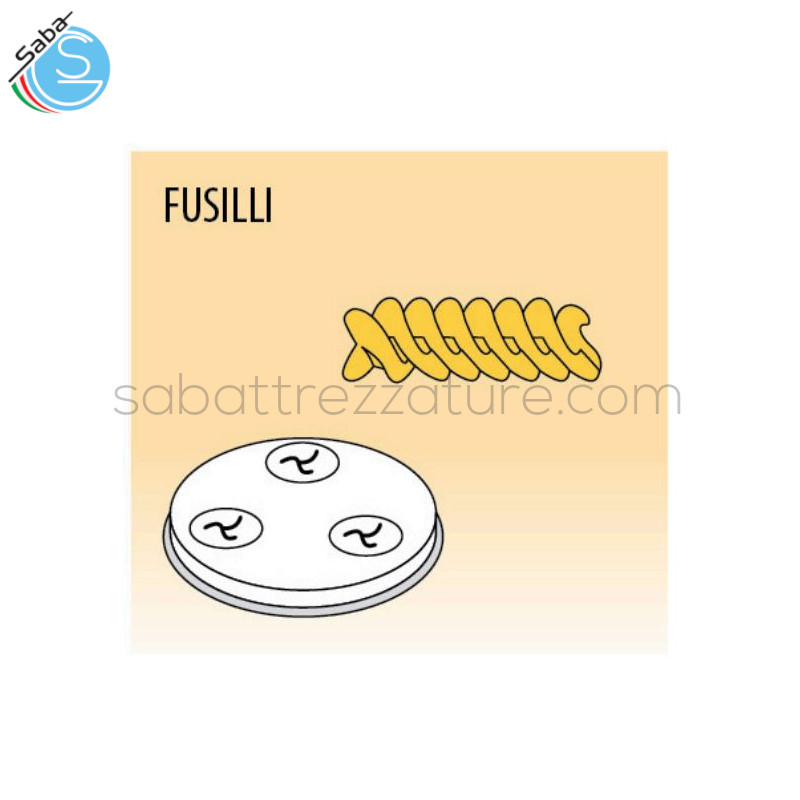 OFFERTA: Trafila fusilli diametro 9 mm per macchina pasta fresca PF40EN / MPF4N / PF25EN / MPF2.5N / MPF2.5CN FIMAR