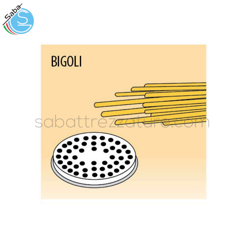 OFFERTA: Trafila bigoli diametro 3 mm per macchina pasta fresca PF40EN / MPF4N / PF25EN / MPF2.5N / MPF2.5CN FIMAR