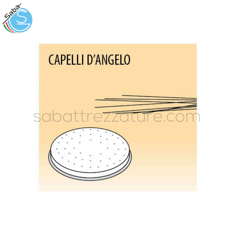 OFFERTA: Trafila capelli d'angelo 0 - 1 mm per macchina pasta fresca PF40EN / MPF4N / PF25EN / MPF2.5N / MPF2.5CN FIMAR