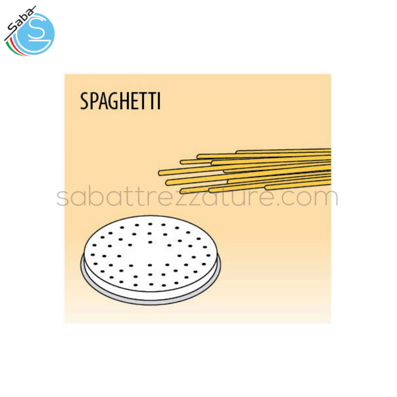 OFFERTA: Trafila spaghetti 0 - 2 mm per macchina pasta fresca PF40EN / MPF4N / PF25EN / MPF2.5N / MPF2.5CN FIMAR