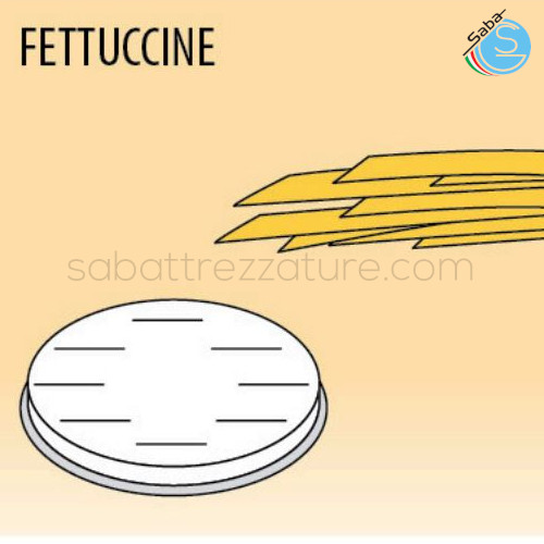 Trafila fettucine 8 mm per macchina pasta fresca PF40EN / MPF4N / PF25EN / MPF2.5N / MPF2.5CN FIMAR