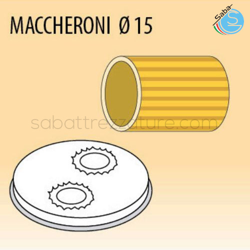 Trafila maccheroni diametro 8,5 mm per macchina pasta fresca PF40EN / MPF4N / PF25EN / MPF2.5N / MPF2.5CN FIMAR