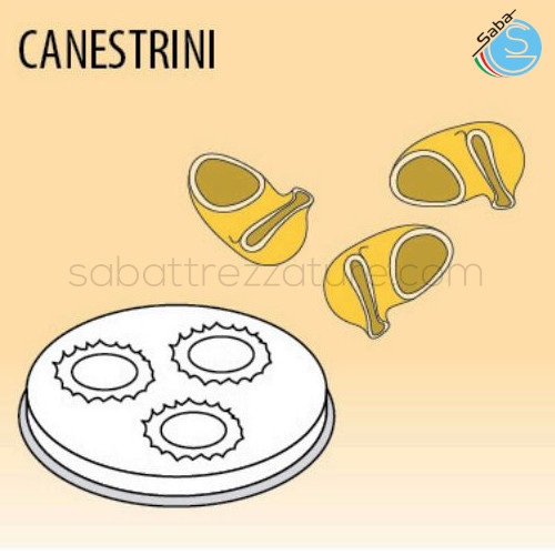 Trafila canestrini diametro 16 mm per macchina pasta fresca PF40EN / MPF4N / PF25EN / MPF2.5N / MPF2.5CN FIMAR