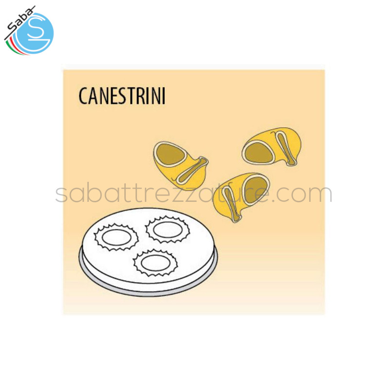 OFFERTA: Trafila canestrini diametro 16 mm per macchina pasta fresca PF40EN / MPF4N / PF25EN / MPF2.5N / MPF2.5CN FIMAR