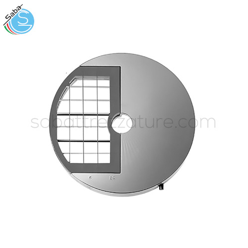 Disco INPD 20x20x8 per cubettare 20x20x8 mm per Chef Pizza Inox Celme