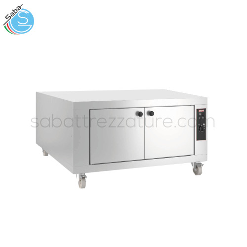 Cella di lievitazione per due camere T POLIS 3/CL ZANOLLI - Dimensioni: 166x87x95H cm - Teglie n°: 32 - Peso: 144 Kg - Potenza: 1,5 KW