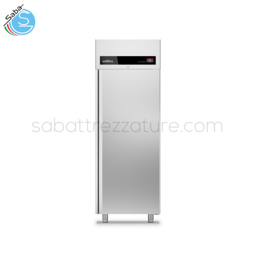 Armadio pasticceria LevTronic 700 A70/1FH COLDLINE - Lievitazione manuale, fermalievitazione, ciclo continuo, conservazione - 34 teglie EN60x40 - Cap. lorda 601 lt - Range temp. -6°+40°C - Gas refrig. R290 - Dim. 740×815×2085 mm - Alim. Monofase