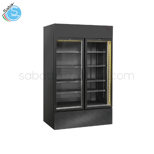 Drink cooler verticale 1200 Lt. con opalina publicitaria - Temperatura d'esercizio +1°C~+10°C - Consumo 6.8 Kw / 24h - Dimensioni esterne 120x77x203H cm - TKG 1000CB COOL HEAD