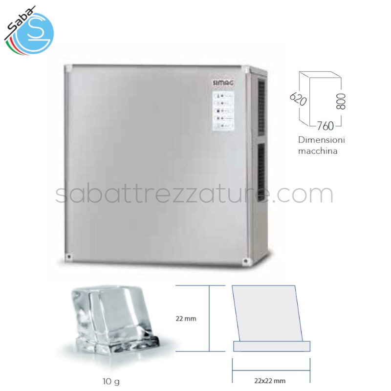 OFFERTA: Fabbricatore di Ghiaccio 440 kg modulare SVD 503 AS - Produzione kg/giorno 10°C/10°C 430 - TIPO DI GHIACCIO Cubetto DICE 10g 22x22x22 mm - Dimensioni nette LxPxA 760 x 620 x 800 mm - Peso netto 103 kg - Alimentazione Monofase