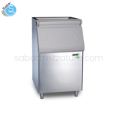 Contenitore R 190 per fabbricatore di ghiaccio SIMAG - Capacità contenitore kg: 243 - Dimensioni mm: 866x771x1270H - Peso kg: 70