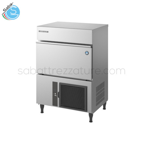 Fabbricatore di ghiaccio a cubetti Hoshizaki IM-65NE-HC - Raffred. ad Aria - Dim. L x P x H (mm), senza piedi 633 x 506 x 840 - Capac. di produz. (kg/24h) 62 - Capac. cont. (kg) circa 26 - Dim. cubetto L (28 x 28 x 32mm) - Alim. Monofase