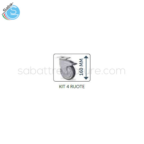 Kit 4 ruote AFINOX