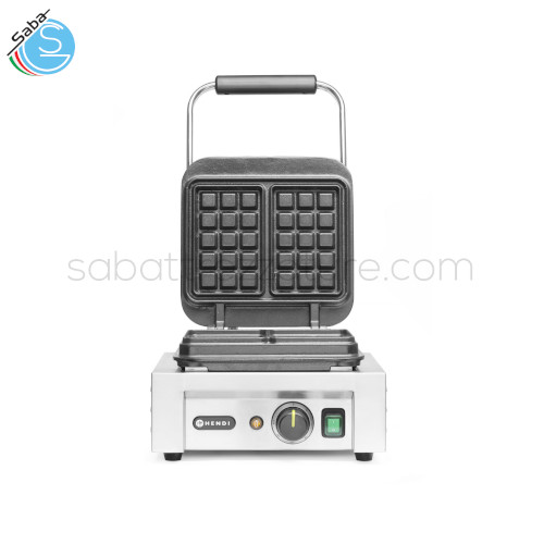 Piastra per waffle Bruxelles, HENDI, 230V/2200W, 330x520x(H)560mm - Peso netto (kg): 21.73