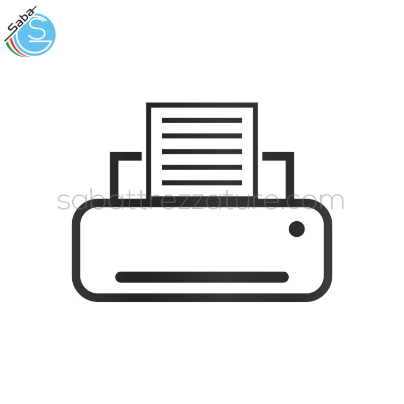 OFFERTA: Stampante integrata per sottovuoto WAAGE - Velocità di stampa 80 mm/s carta termica 57x30 mt x 12 carta LINERLESS EASYLOADING (caricamento veloce della carta)