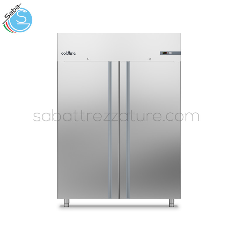 OFFERTA: Armadio Smart 1400 BT -18°-22°C 2 porte A140/2BE COLDLINE - Capacità lorda 1356 lt - Classe efficienza energetica C - Gas refrigerante R290 - Dimensioni 1480×815×2085 mm - Alimentazione Monofase - Potenza assorbita 1000 W