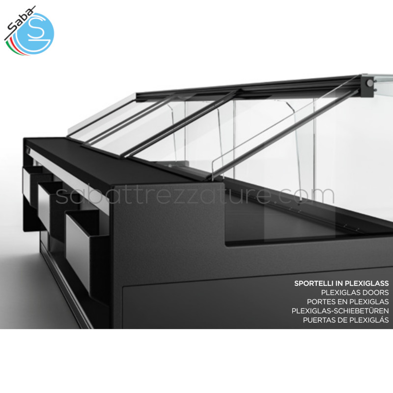 OFFERTA: Chiusura posteriore in plexiglass per banco macelleria ventilato HANGAR 300 FRIGOMECCANICA