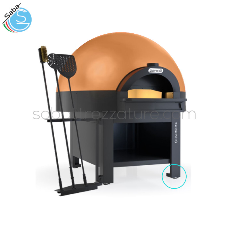 OFFERTA: Set piedini basamento per forno per pizza con cupola AVGVSTO 9 ZANOLLI