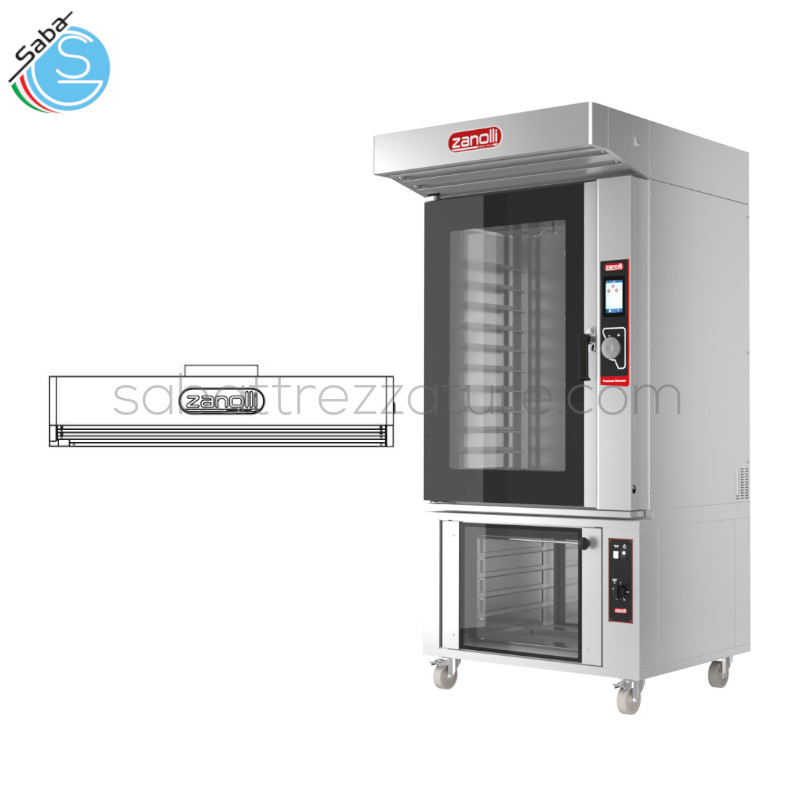 OFFERTA: Top con aspirazione forzata (portata 600 m3/h) per forno ventilato per pasticceria T ANEMOS