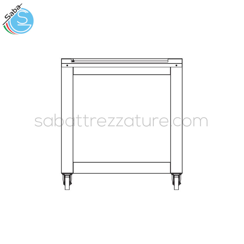 OFFERTA: Basamento per forno ventilato per pasticceria T ANEMOS 10 - Dim. AxBxH cm 97x71x71 - Peso Kg 30