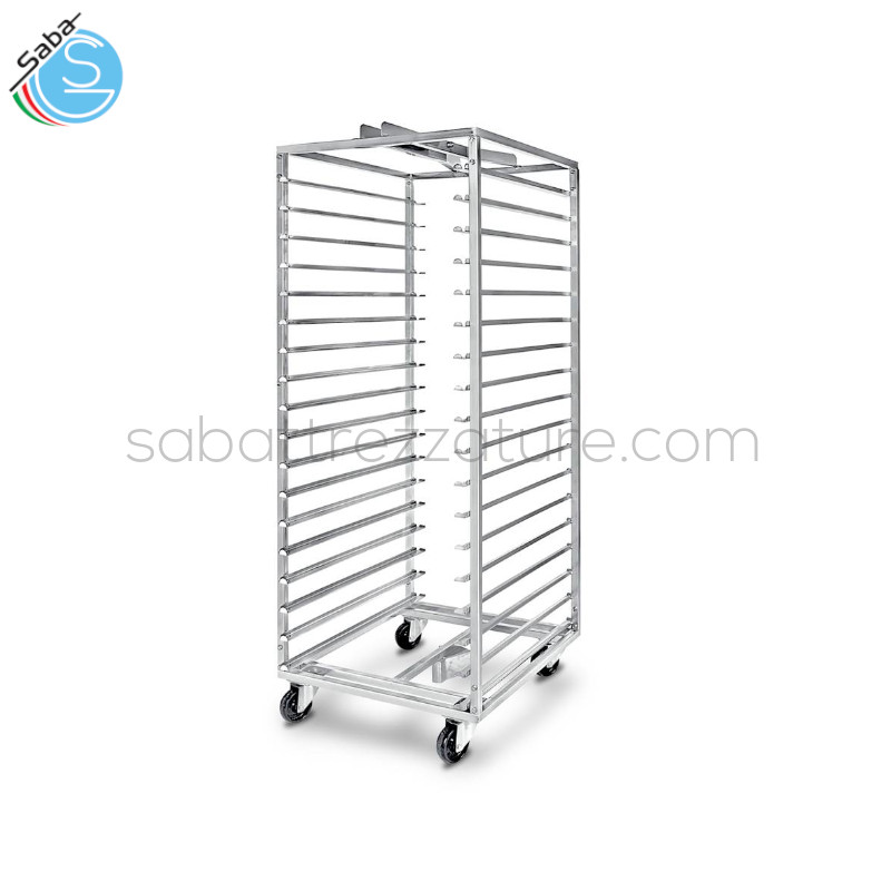 OFFERTA: Carrello inox per forno a convezione ROTOR WIND 3 / 4