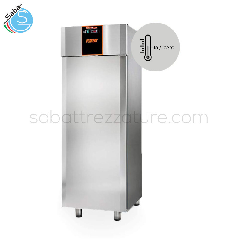 OFFERTA: Armadio refrigerato negativo PERFEKT 700 TECNODOM - Capacità : 700 litri - Temperatura di esercizio: -18 / -22 °C - Tipologia di refrigerazione: ventilata - Dimensione: L71xP80xH203/210 cm - Alimentazione : 230 V.