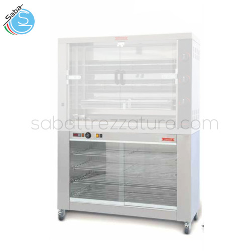 CELLA per girarrosto ASADOR 5 F - 10 F - 15 F - 20 F CL - DIM. EXT. AxBxH cm 119x48x84 - PESO Kg 73 - POTENZA Kw 2,0
