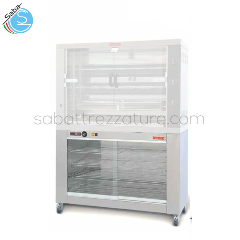 OFFERTA: CELLA per girarrosto ASADOR 5 F - 10 F - 15 F - 20 F CL - DIM. EXT. AxBxH cm 119x48x84 - PESO Kg 73 - POTENZA Kw 2,0