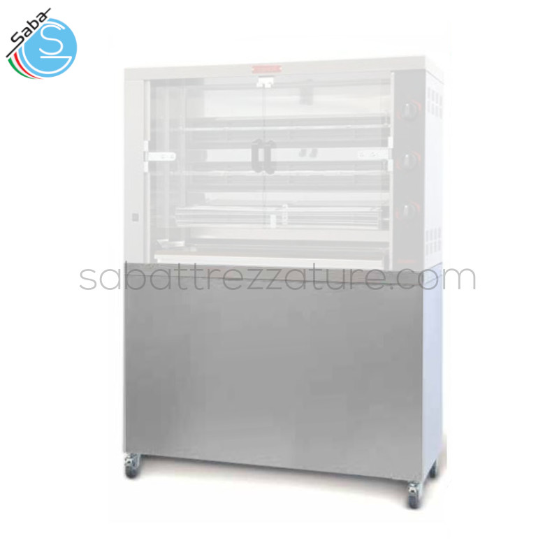 OFFERTA: BASAMENTO PER GIRARROSTI ASADOR 5 F - 10 F - 15 F - 20 F BM - DIM. EXT. AxBxH cm 119x48x88 - PESO Kg 15