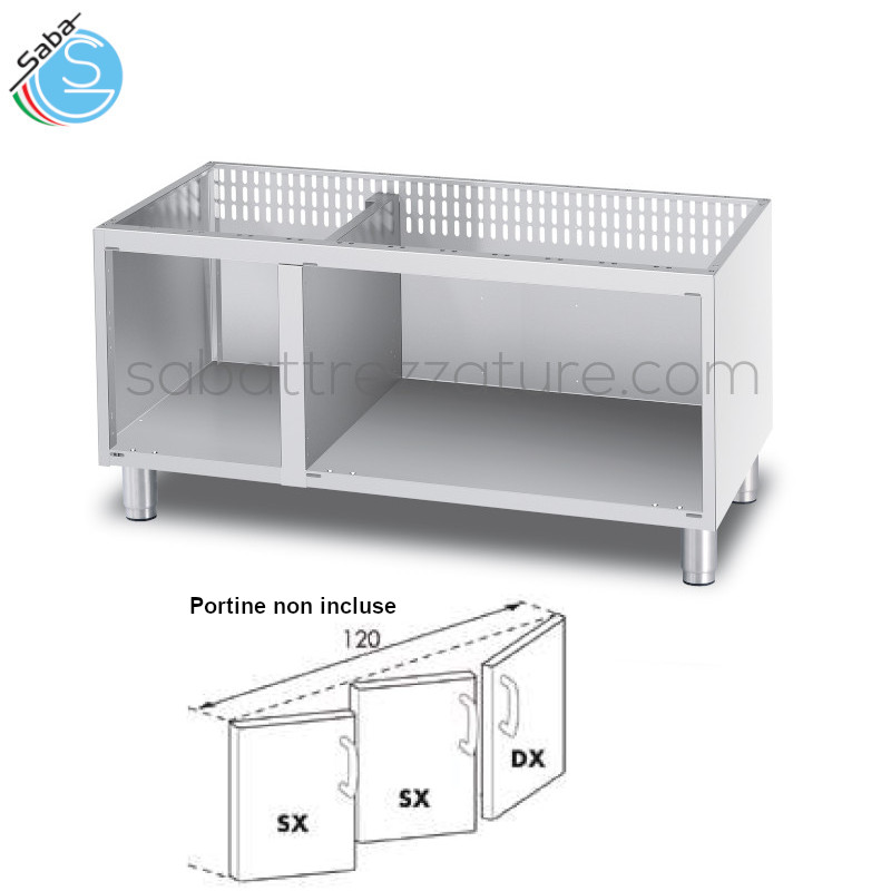 OFFERTA: BASE NEUTRA a giorno 40/80 Mod M-712 LOTUS - Dimensioni cm. 120 x 59,5 x 57h - Peso 35 kg